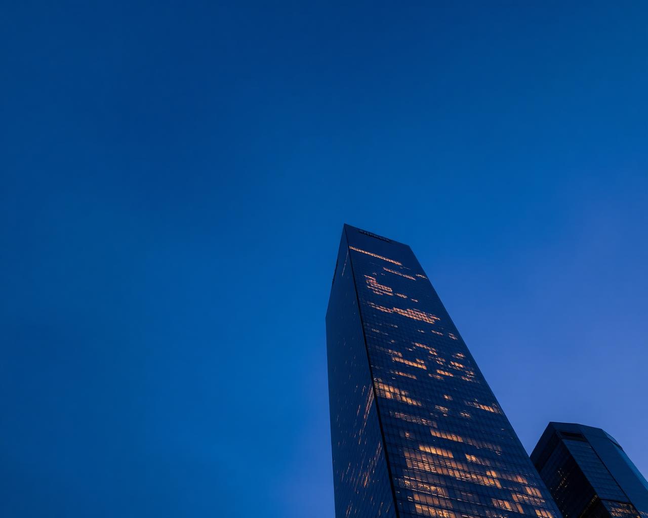 Modern corporate skyline